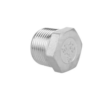 Imagem de VEVEL Plugue de parafuso externo de aço inoxidável 304 90 x 63 mm 1/2 3/4 1 1 polegada plugue de parafuso interno 1/8 1/4 3/8 plugue de anteparo para tubo de água (A,1/5.1 cm)