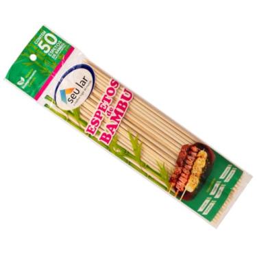 Imagem de ESPETO DE BAMBU PARA CHURRASCO SEU LAR