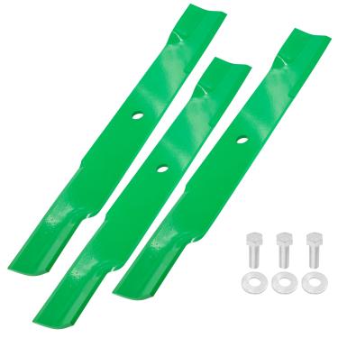 Imagem de Caltric Lâminas de deck de 152 cm com kit de parafusos compatíveis com Ariens compatíveis com cortador Gravely Max-Zoom/Apex 03253900 8979600 08979651 46999