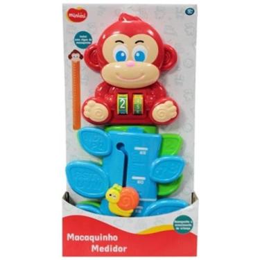 Imagem de Régua do Crescimento Para Bebê Criança Tema Macaco - Mimimi -  New Toy