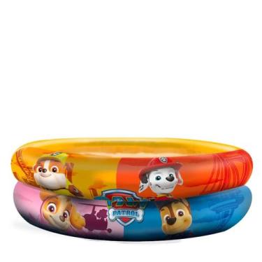 Imagem de Piscina Banheira Inflável Patrulha Canina 21 Litros Infantil Criança