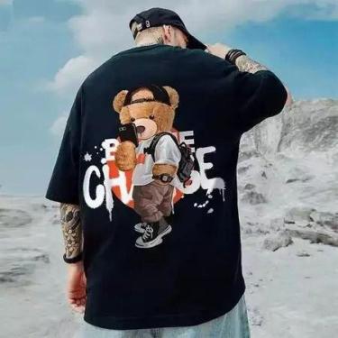 Imagem de Camiseta Oversized Change Teddy EC Masculina Estampa De Urso - loja di
