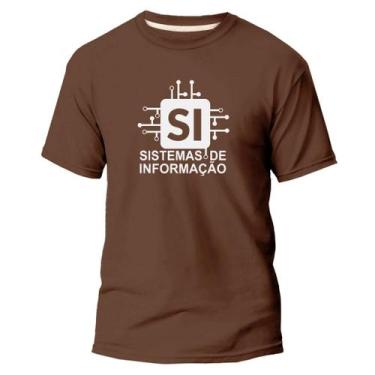 Imagem de Camiseta Algodão Premium Estampa DTF Sistema da Informação - Pavesi, M