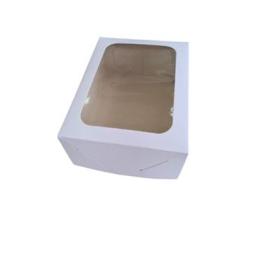 Imagem de 20 Caixas de Papel Cartão ou Kraft Com Visor- 22x16x8  Para Presentes,