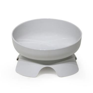 Imagem de Tigelas elevadas para gatos Ainoli, sem derramamento, tigelas elevadas para alimentos para animais de estimação e água para gatos e cães pequenos Acessórios para animais de (Cinza)