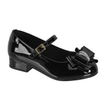 Imagem de Sapatilha Menina Molekinha Verniz 2528.115 Preto 33-Feminino