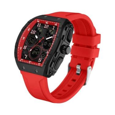 Imagem de Relógio Digital Militar Masculino À Prova D'Água LED SANDA Com Mostrad