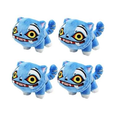 Imagem de Pelúcia De Tigre Roxo Anime Caçadora De Demônios Com Chapéu Preto, Bri