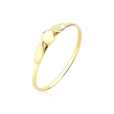 Imagem de ANEL bolinha bola 3mm delicado adulto fio OURO 18K - Maehlerarte Em Jo