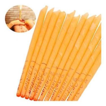 Imagem de Cone Chinês Removedor Cera Hindu Aromatizado 2 Velas (1 Par) - Draconi