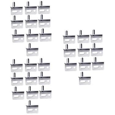 Imagem de Dobradiças de canto Dobradiças de porta de armário Dobradiças de porta de armário Dobradiças ocultas de metal suprimentos de ferragens para armário de celeiro Home Depot Trava prata