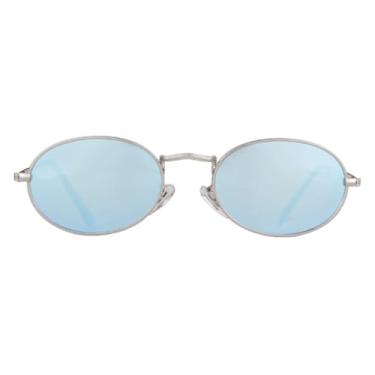 Imagem de Óculos de Sol Retrô Masculino Feminino Filme Lentes Rosa e Vermelhas Armação de Metal Óculos de Sol Vintage Feminino UV(5)