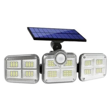 Imagem de Holofote Solar Com 3 Cabeças Led 800w Powerlight - LuvinCo