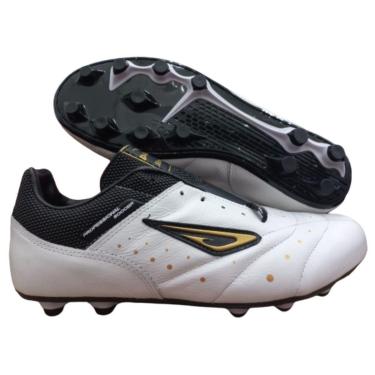 Imagem de Chuteira Diavolo Couro Pro Soccer Futebol Campo-Masculino