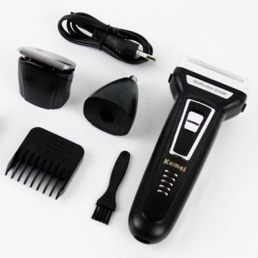 Imagem de Kit De Corte Kemei 3 Em 1 Para Barbearia - Relet