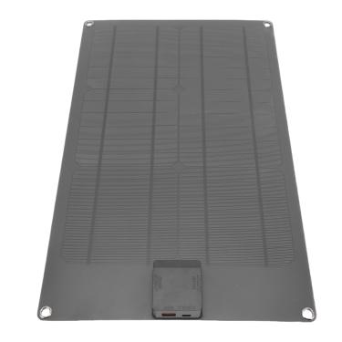 Imagem de Hyuduo Kit de Painel Solar Portátil para Manutenção de Carregador de Bateria Solar de 30 W Com Controlador Inteligente Atualizado para Carro, Barco, RV, Motocicleta, Design Durável à Prova de