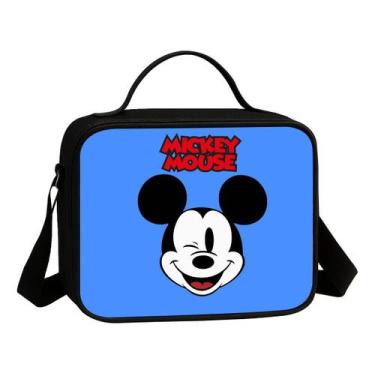 Imagem de Lancheira Termica Escolar Avulsa Estampa Infantil Ratinho Mundo Magico