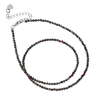 Imagem de tincolia Colar de contas de pedra natural, simples, multicolorido, perfeito como presente para melhores amigos, corrente de clavícula, diariamente/festa