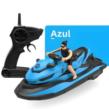 Imagem de Barco RC Mini De Alta Velocidade LM13-A Jet Ski 2.4G Com Controle Remo