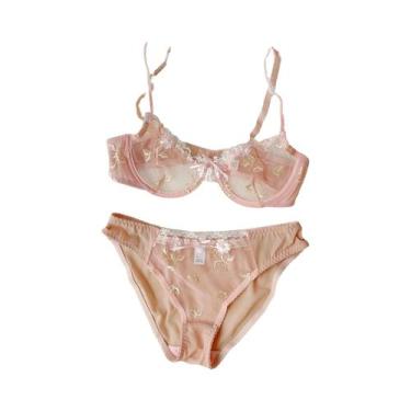 Imagem de Sutiã De Renda Floral Ultrafino Para Mulheres Com Seios Grandes, Sexy,