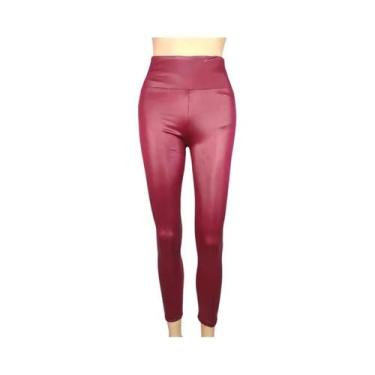 Imagem de Leggings Femininas De Cintura Alta Em material sintético, Calças De Yo