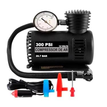 Imagem de Mini compressor de ar de carro 300psi 12v adequado para pneu de carro motocicleta bicicleta colchão bola
