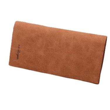 Imagem de Carteira masculina retrô curta marrom café escuro, multifuncional, moda com zíper, couro PU, carteira casual, presente ideal para homens