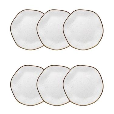 Imagem de Conjunto de 6 Pratos Sobremesa 21,5cm Ryo Maresia - Oxford