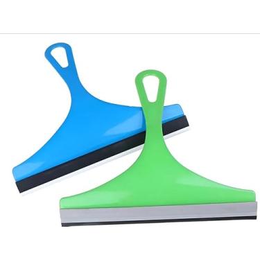 Imagem de Rodo de Pia e Box com Cabo Flexível, Plástico, 21X19cm, Compacto, Resistente, para Vidros, Bancadas, Espelhos e Banheiro