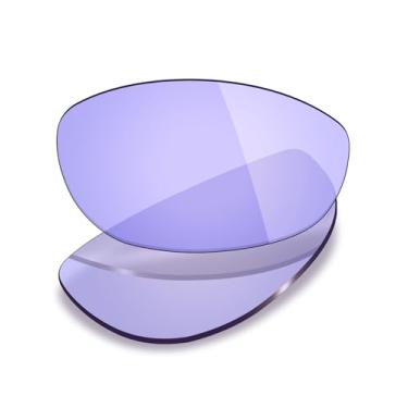 Imagem de Mryok Lentes de reposição UV400 para óculos de sol Oakley Split Jacket OO9099, HD Polarized, proteção UV, resistente a impactos e ajuste perfeito - roxo claro