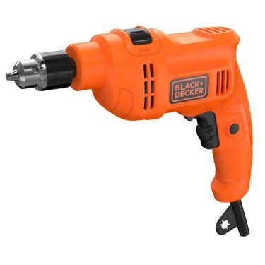 Imagem de Kit Furadeira de Impacto 3/8" 550W com 3 Brocas Black & Decker BED710550K 127V