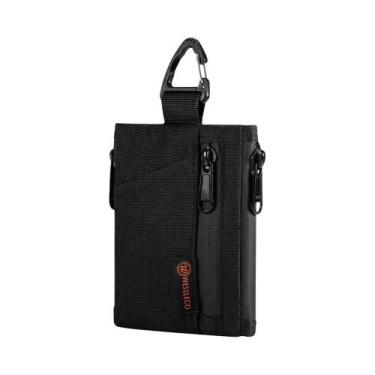 Imagem de Carteira EDC Pequena Multiuso X-PAC Com Chaveiro, Porta Moedas, Zíper 