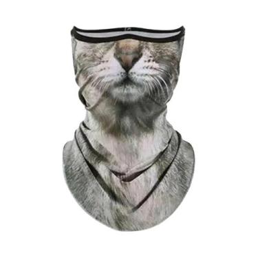Imagem de Balaclava 3D De Animais Fofos Para Motocicleta, Esqui, Snowboard, Forr