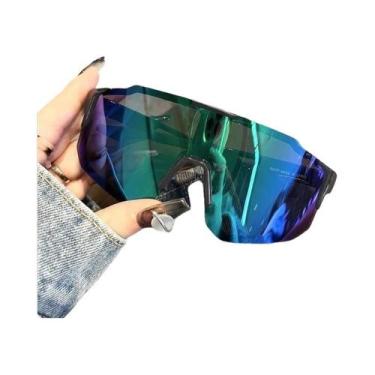 Imagem de Óculos De Sol UV400 Para Ciclismo Com Lente Grande, À Prova De Vento, 