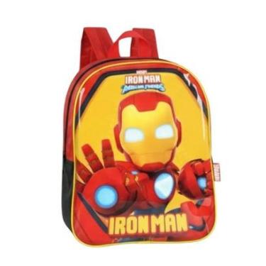 Imagem de Mochila Costas Homem De Ferro Creche Infantil Escolar Luxcel-Masculino