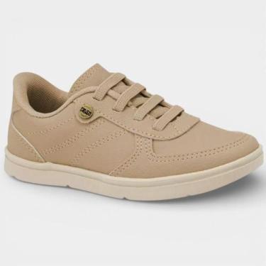 Imagem de Tênis Infantil Klin Casual Flyer Mini Menino - Bege Palha - 25, 25