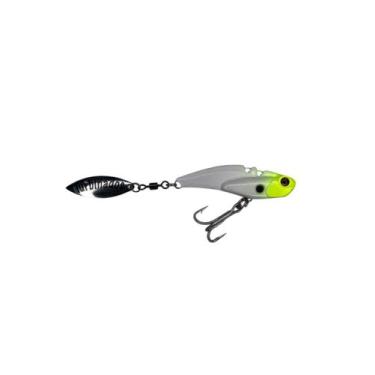 Imagem de Isca artificial turbinados jigs forrageiro 23g, Branco, Verde