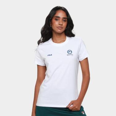 Imagem de Camiseta Fila Premium Rio Open 26 Feminina, Branco, G