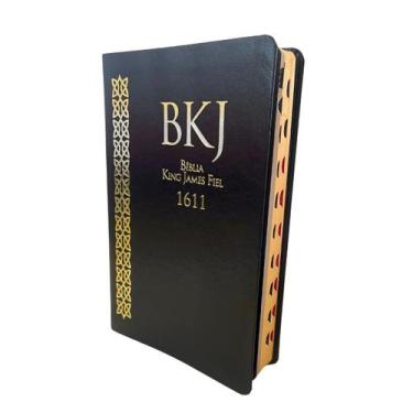 Imagem de Bíblia Sagrada King James BKJ 1611 Corrigida Fiel Ultrafina Slim Índic