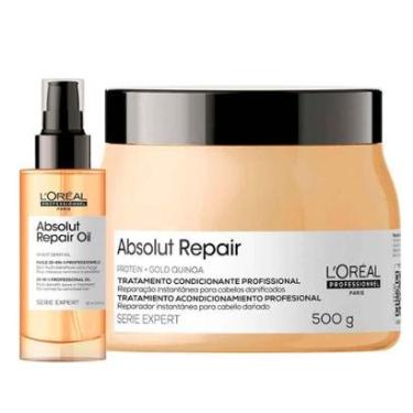 Imagem de L'Oréal Professionne Absolut Repair Kit Máscara + Óleo Kit-Unissex