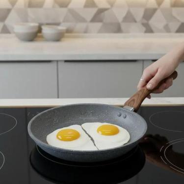Imagem de Frigideira Antiaderente Cerâmica Fogão de Indução Gás 24cm - QUALITY H