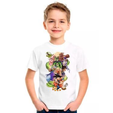 Imagem de Camiseta Desenho DRAGON BALL Z Moda Infantil Roupa Criança 03 - DESIGN