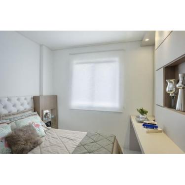 Imagem de Persiana Rolo (0,80Lar. x 1,80Alt.) Tecido Translucido  Branco - Vogaf