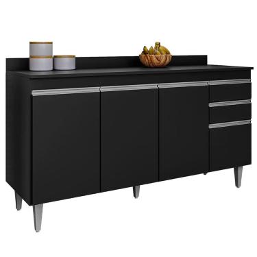 Imagem de Balcao Com Tampo 4 Portas 2 Gavetas 160 cm BP Lorena Eratto Moveis