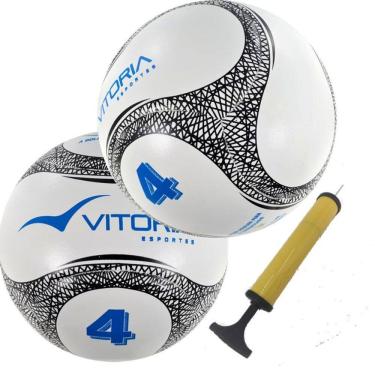 Imagem de Kit 2 Bolas Futebol De Campo Nº 4 Sub 14 Oficial Termotec Pu