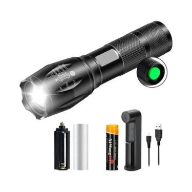 Imagem de Lanterna LED T6 À Prova d'Água De Alta Potência Com 5 Modos, Zoom, Alu