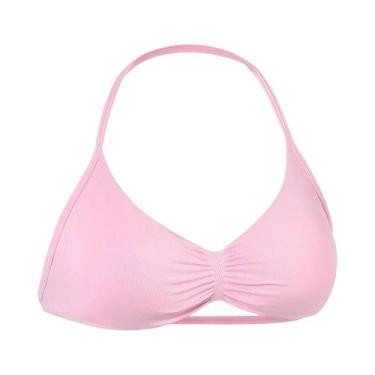 Imagem de Sutiã Esportivo Feminino Sem Costas Com Bojo Removível E Amarração Par