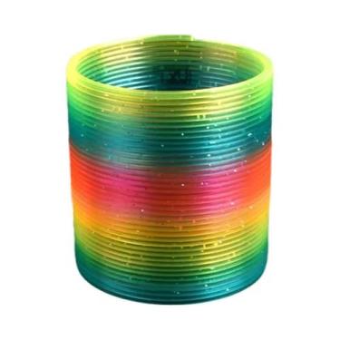 Imagem de Brinquedos Mágicos De Mola Arco-Íris, Diversos Tamanhos, Flexíveis, Di