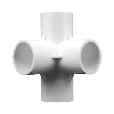 Imagem de Conector De Tubo PVC 20-50mm, Juntas Retas, Cotovelos, Tês E Cruzetas,