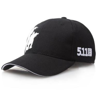 Imagem de Boné de beisebol preto Tactical Anime Snapback Hat Cotton - yiweisai
